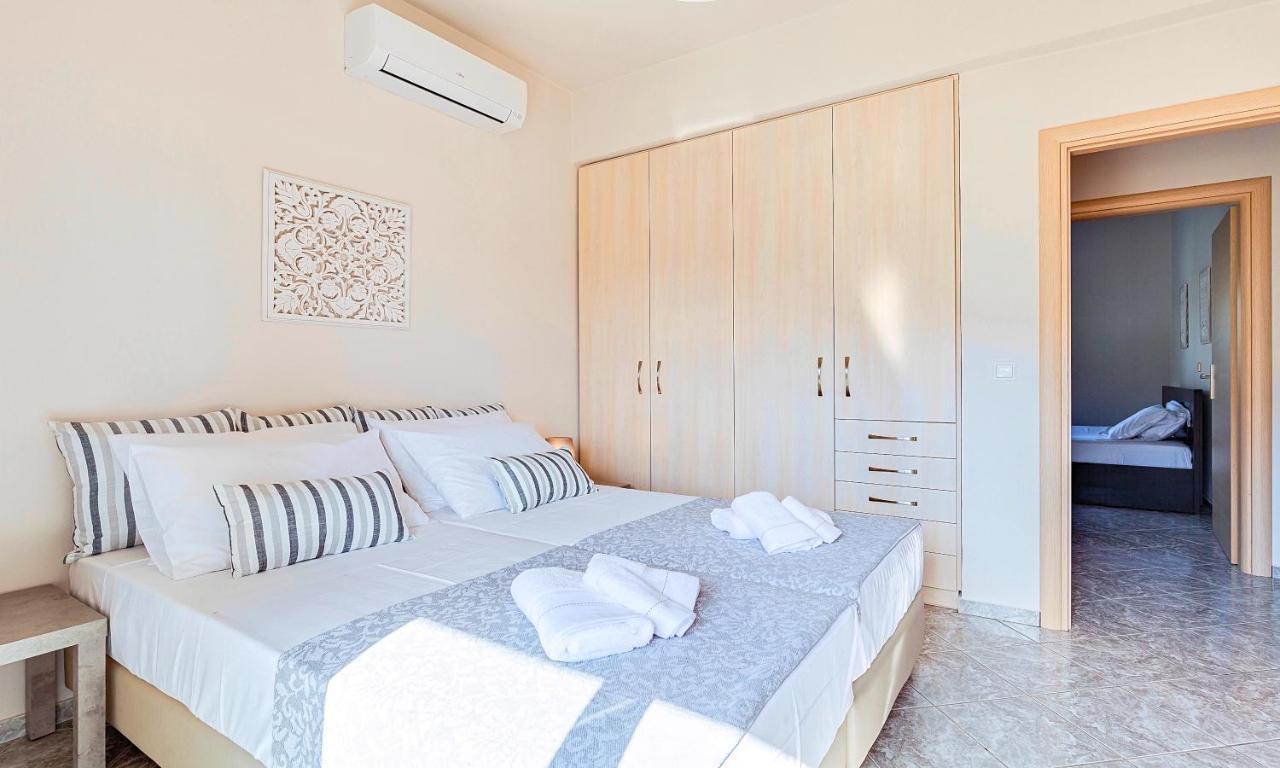 Villa Di Giorgio Heated Pool Kournas Экстерьер фото